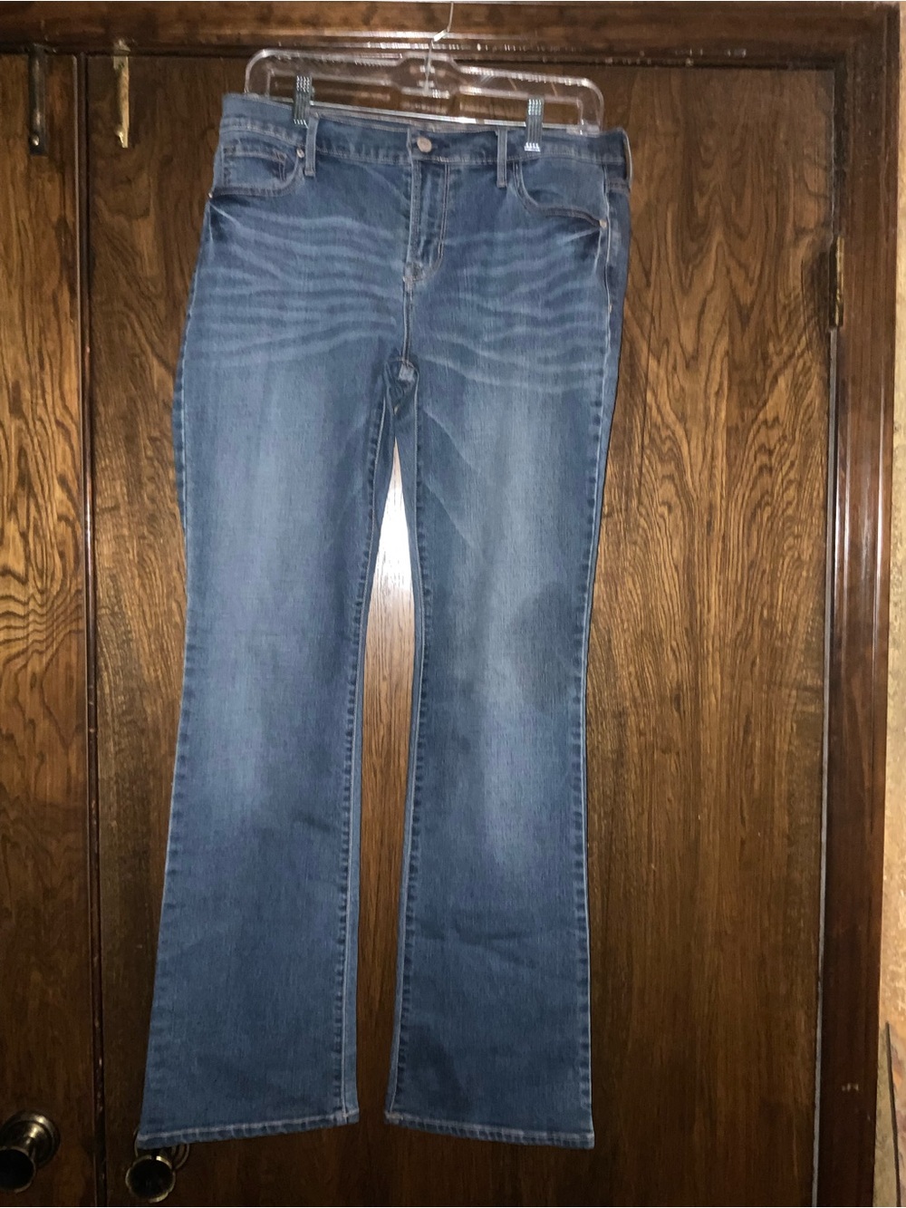Old Navy Women's Blue Bootcut Jeans with Fading